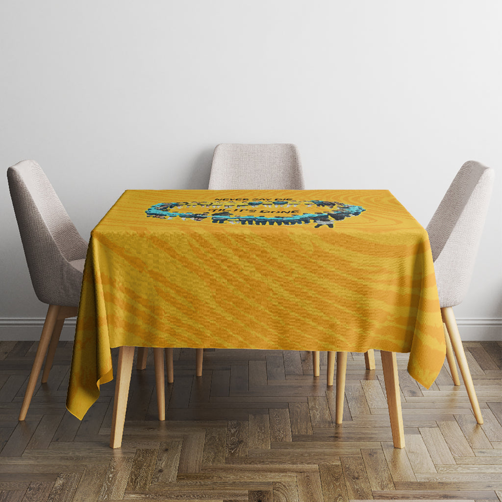 matildas-til-its-done-custom-tablecloth-australia-womens-soccer-gold-style