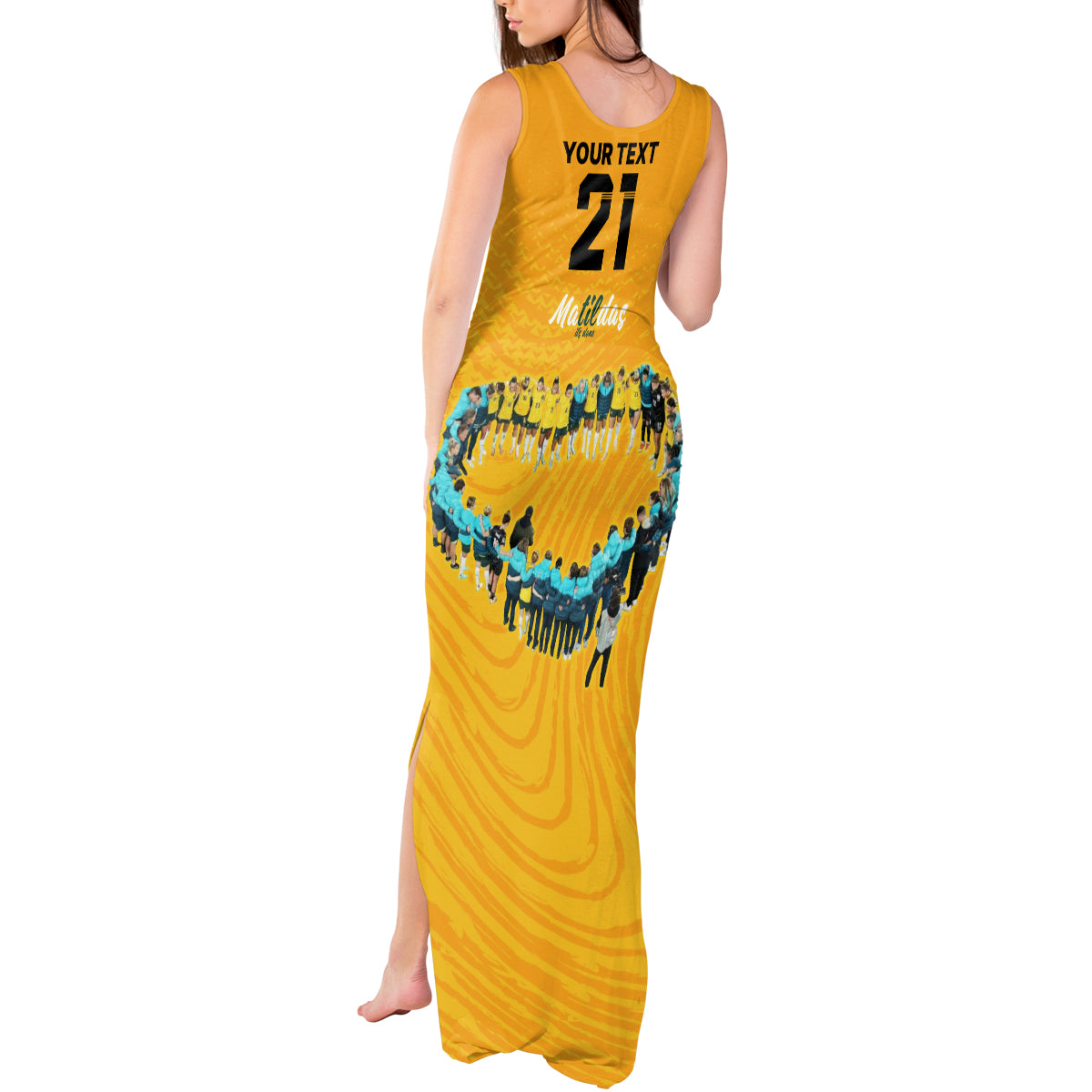 matildas-til-its-done-custom-tank-maxi-dress-australia-womens-soccer-gold-style
