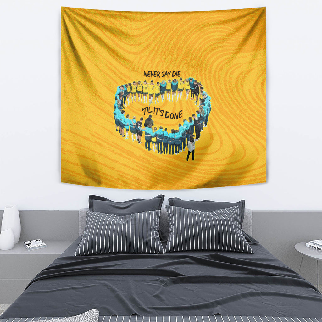 matildas-til-its-done-custom-tapestry-australia-womens-soccer-gold-style