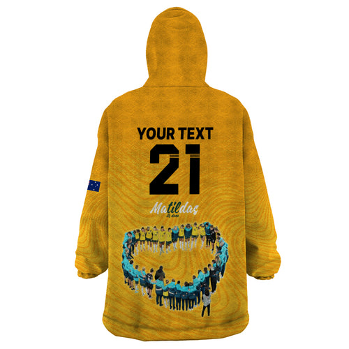 matildas-til-its-done-custom-wearable-blanket-hoodie-australia-womens-soccer-gold-style