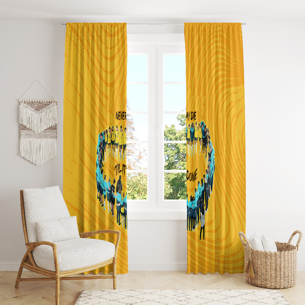 matildas-til-its-done-custom-window-curtain-australia-womens-soccer-gold-style