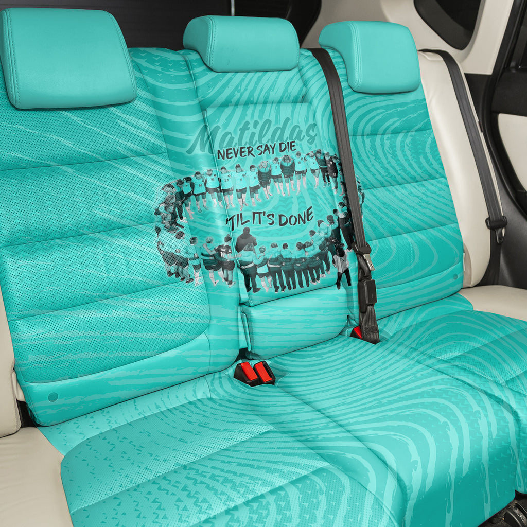 matildas-til-its-done-custom-back-car-seat-cover-australia-womens-soccer-turquoise-style