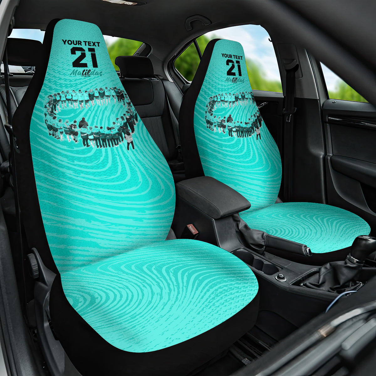 matildas-til-its-done-custom-car-seat-cover-australia-womens-soccer-turquoise-style