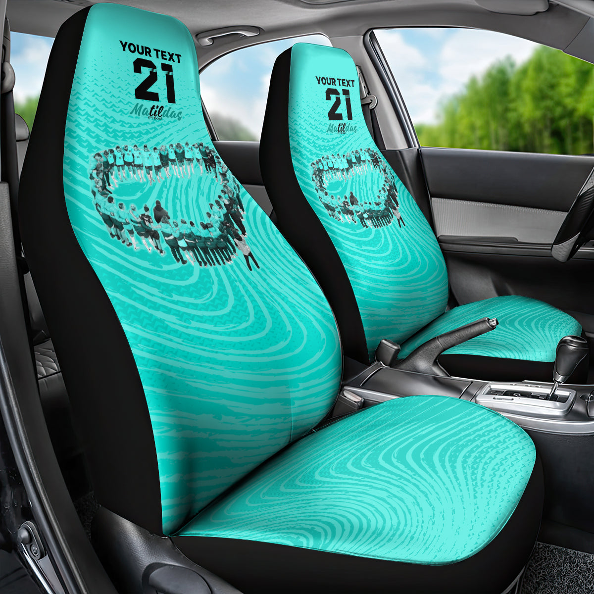 matildas-til-its-done-custom-car-seat-cover-australia-womens-soccer-turquoise-style