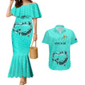 matildas-til-its-done-custom-couples-matching-mermaid-dress-and-hawaiian-shirt-australia-womens-soccer-turquoise-style