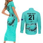 matildas-til-its-done-custom-couples-matching-short-sleeve-bodycon-dress-and-long-sleeve-button-shirt-australia-womens-soccer-turquoise-style