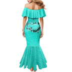 matildas-til-its-done-custom-family-matching-mermaid-dress-and-hawaiian-shirt-australia-womens-soccer-turquoise-style