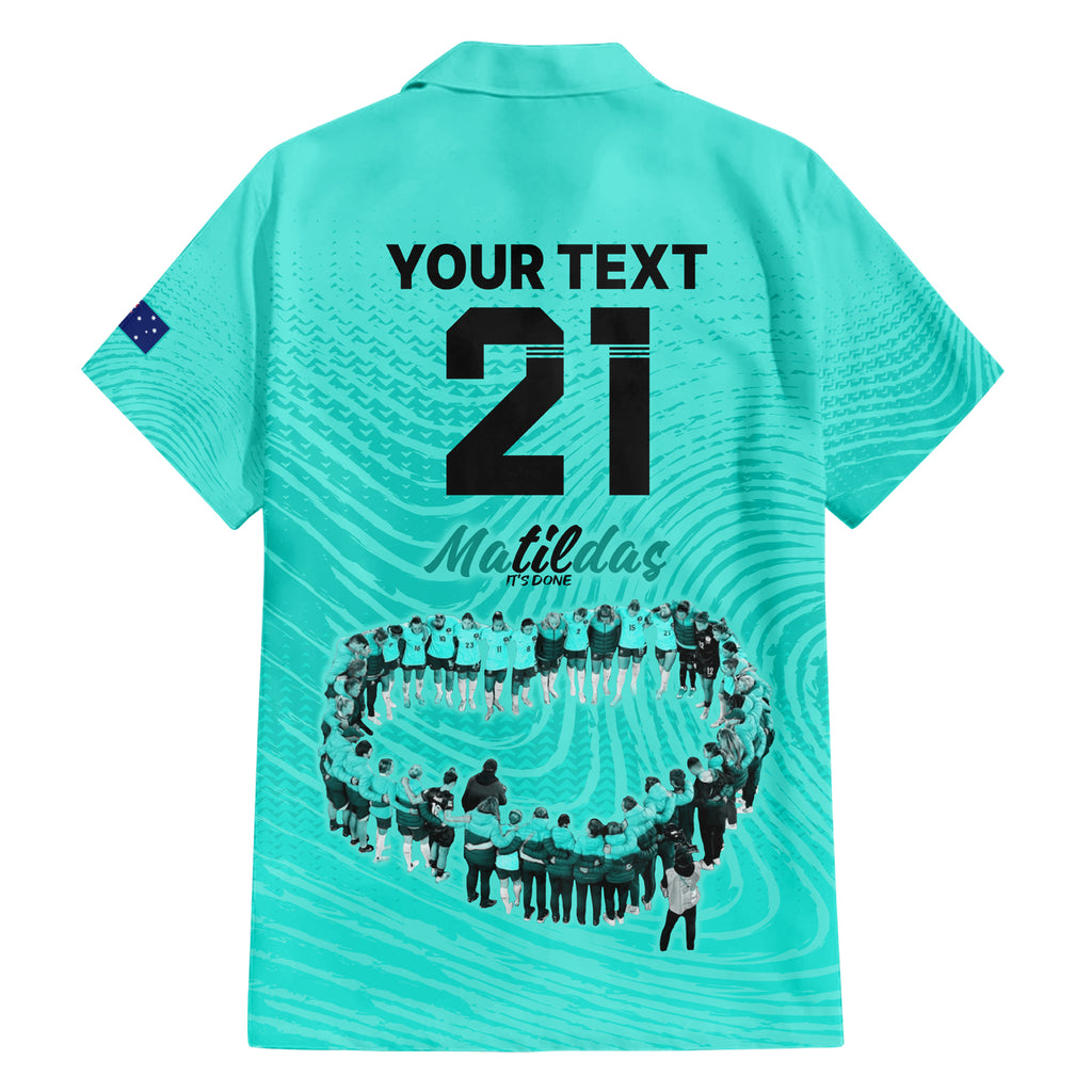 matildas-til-its-done-custom-family-matching-short-sleeve-bodycon-dress-and-hawaiian-shirt-australia-womens-soccer-turquoise-style