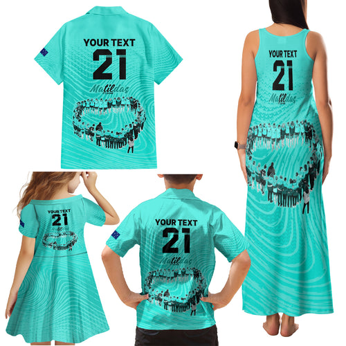 matildas-til-its-done-custom-family-matching-tank-maxi-dress-and-hawaiian-shirt-australia-womens-soccer-turquoise-style