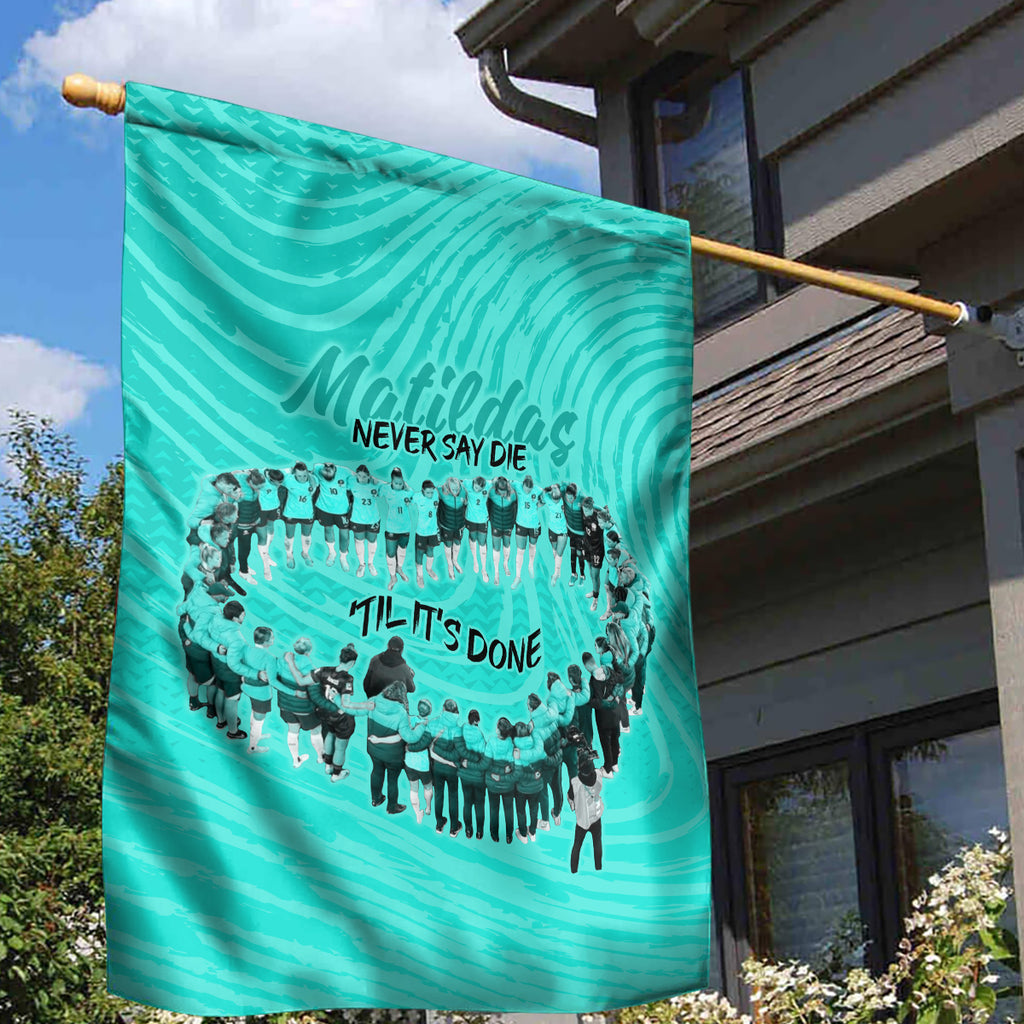 matildas-til-its-done-custom-garden-flag-australia-womens-soccer-turquoise-style