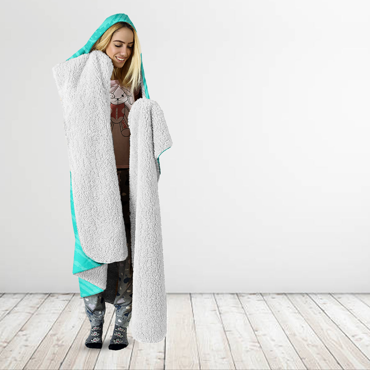 matildas-til-its-done-custom-hooded-blanket-australia-womens-soccer-turquoise-style