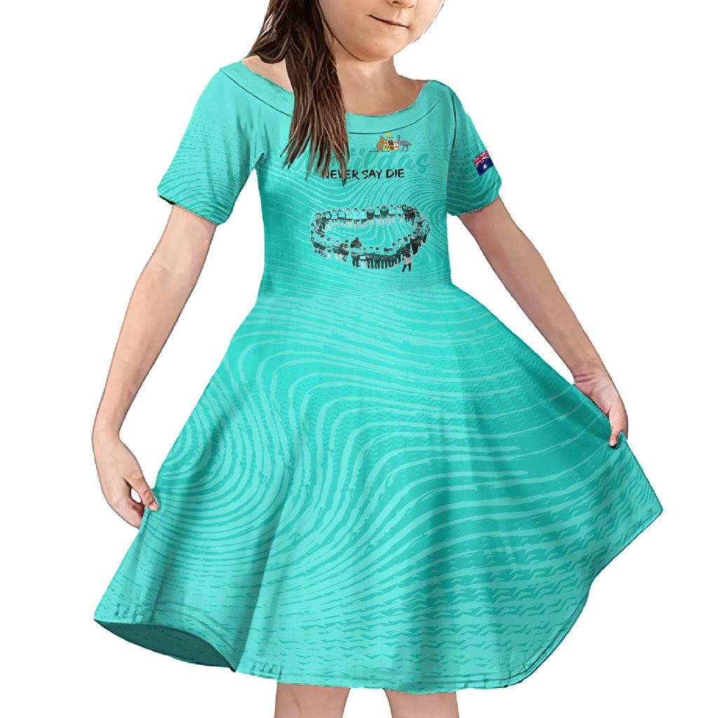 matildas-til-its-done-custom-kid-short-sleeve-dress-australia-womens-soccer-turquoise-style