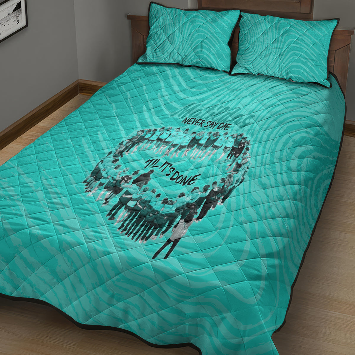 matildas-til-its-done-custom-quilt-bed-set-australia-womens-soccer-turquoise-style