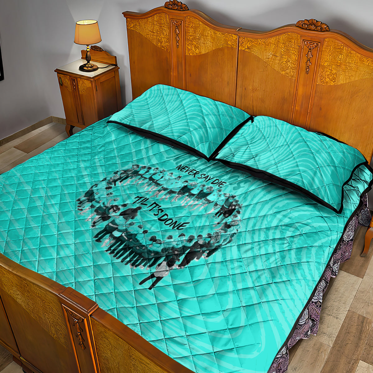 matildas-til-its-done-custom-quilt-bed-set-australia-womens-soccer-turquoise-style