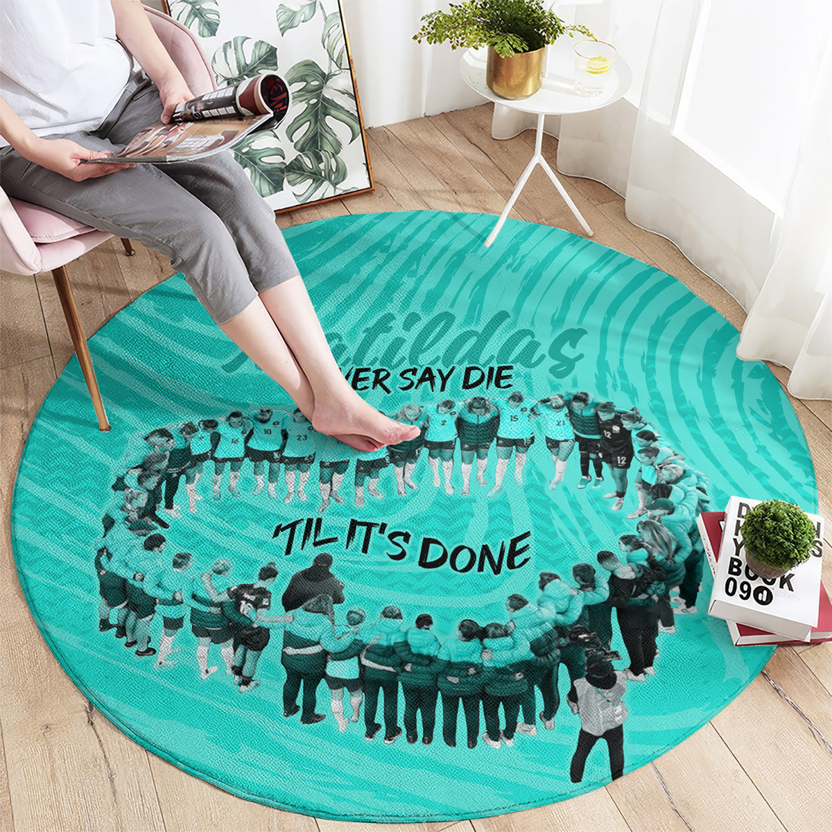 matildas-til-its-done-custom-round-carpet-australia-womens-soccer-turquoise-style