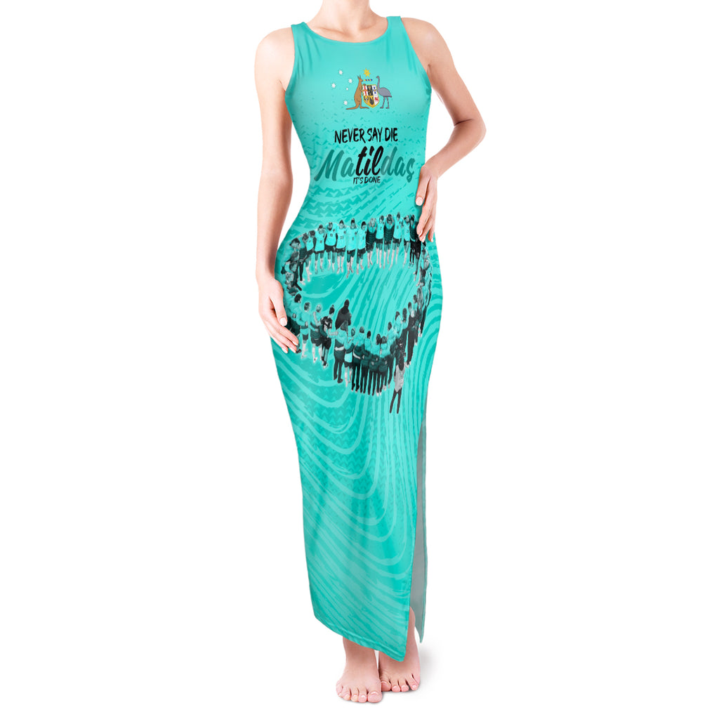 matildas-til-its-done-custom-tank-maxi-dress-australia-womens-soccer-turquoise-style