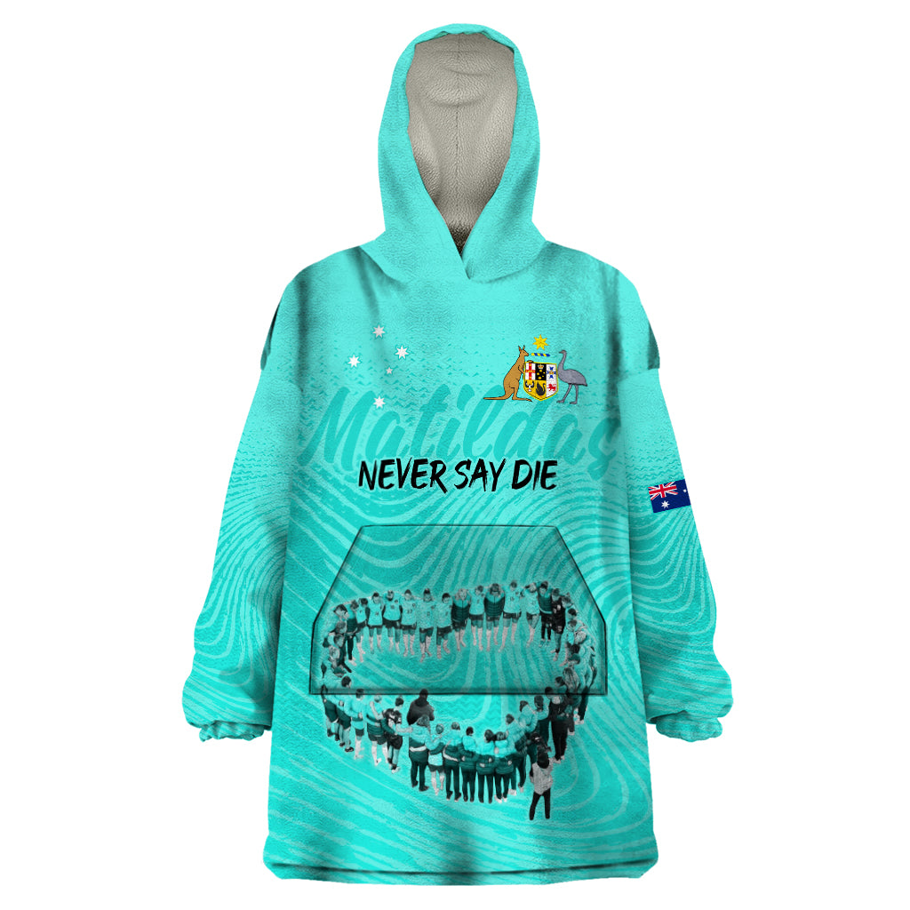 matildas-til-its-done-custom-wearable-blanket-hoodie-australia-womens-soccer-turquoise-style