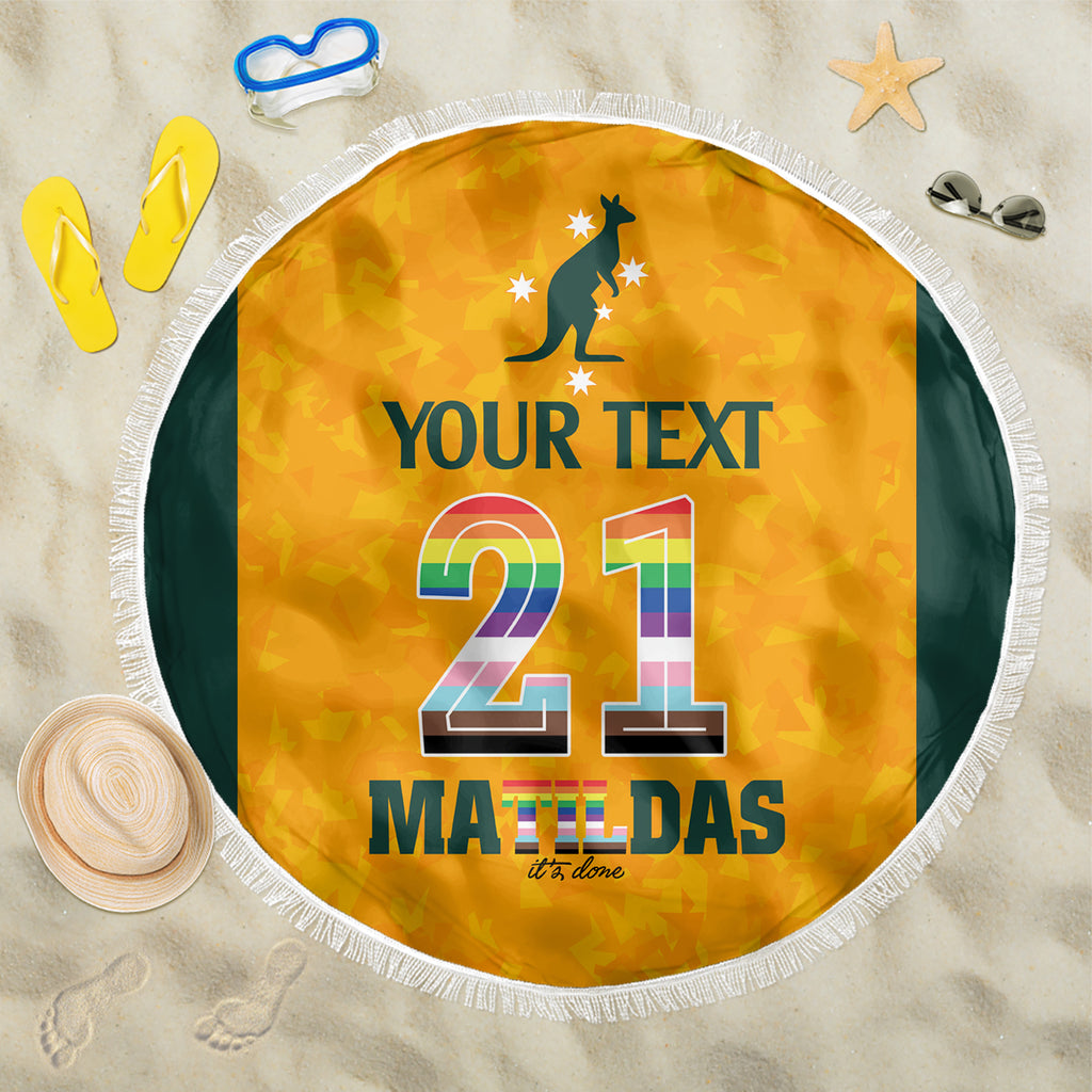 custom-australia-matildas-pride-with-kangaroo-beach-blanket