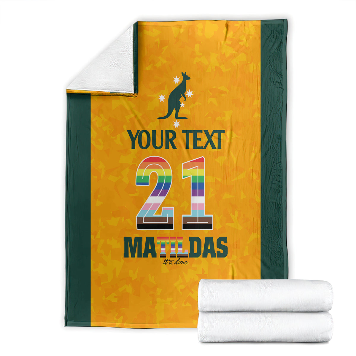 custom-australia-matildas-pride-with-kangaroo-blanket
