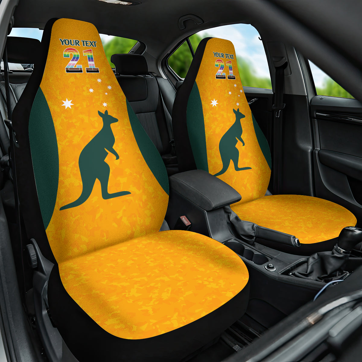 custom-australia-matildas-pride-with-kangaroo-car-seat-cover