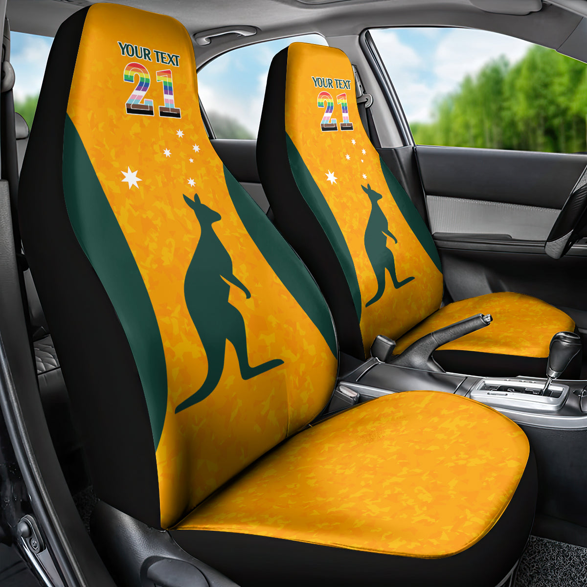 custom-australia-matildas-pride-with-kangaroo-car-seat-cover