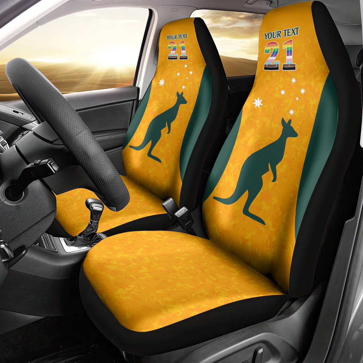 custom-australia-matildas-pride-with-kangaroo-car-seat-cover