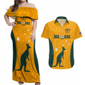custom-australia-matildas-pride-with-kangaroo-couples-matching-off-shoulder-maxi-dress-and-hawaiian-shirt