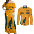 custom-australia-matildas-pride-with-kangaroo-couples-matching-off-shoulder-maxi-dress-and-long-sleeve-button-shirt
