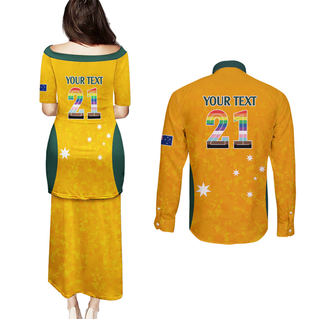 custom-australia-matildas-pride-with-kangaroo-couples-matching-puletasi-dress-and-long-sleeve-button-shirt