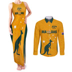 custom-australia-matildas-pride-with-kangaroo-couples-matching-tank-maxi-dress-and-long-sleeve-button-shirt