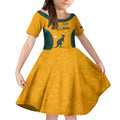 custom-australia-matildas-pride-with-kangaroo-kid-short-sleeve-dress
