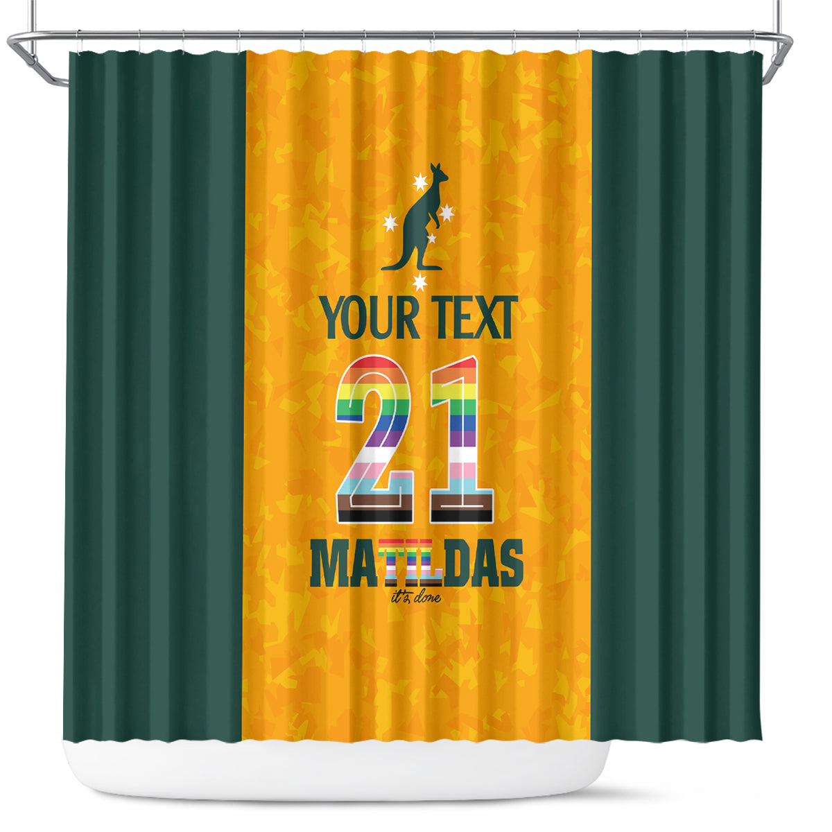 custom-australia-matildas-pride-with-kangaroo-shower-curtain