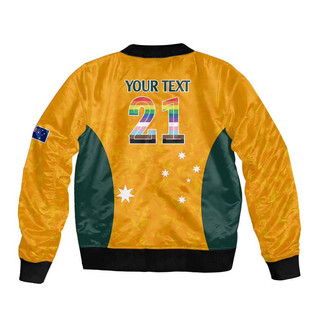 custom-australia-matildas-pride-with-kangaroo-sleeve-zip-bomber-jacket