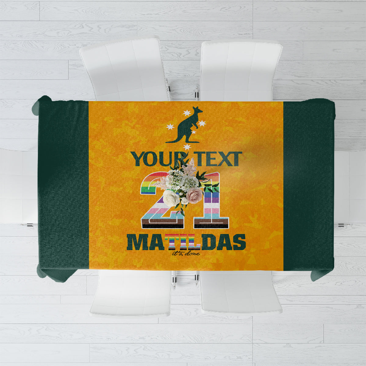 custom-australia-matildas-pride-with-kangaroo-tablecloth