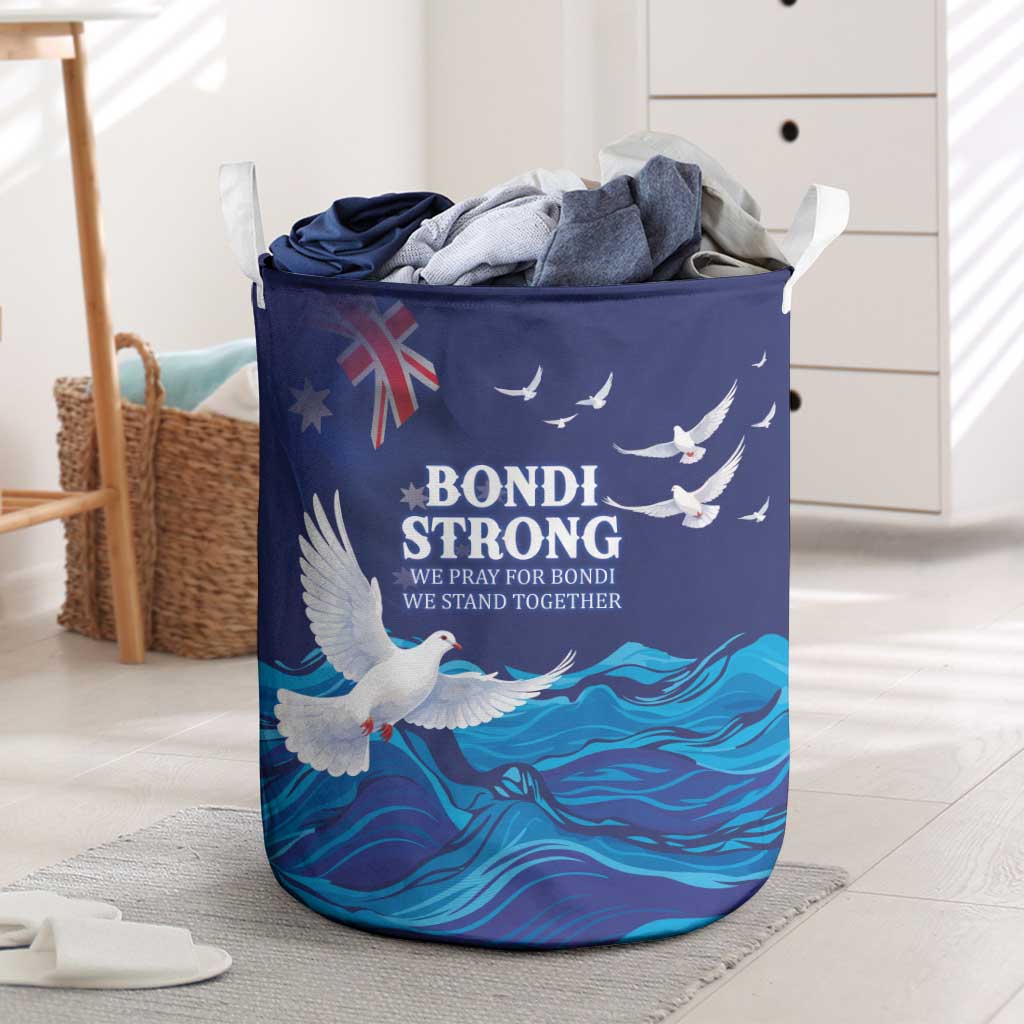 Bondi Beach Pray For Australia Laundry Basket - Aussie Hoodie