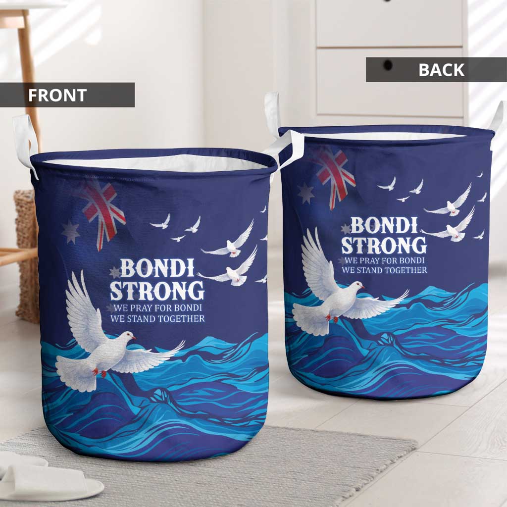 Bondi Beach Pray For Australia Laundry Basket - Aussie Hoodie
