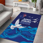Bondi Beach Pray For Australia Area Rug - Aussie Hoodie