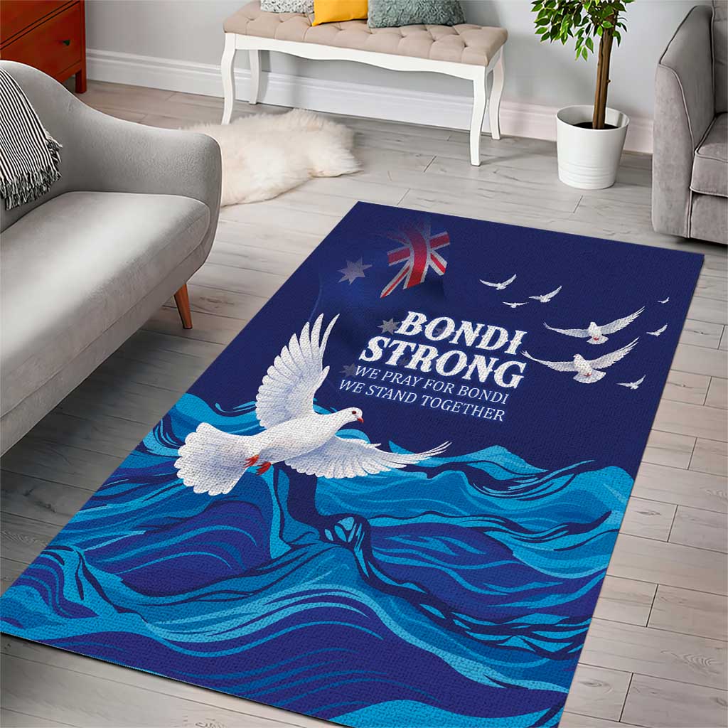 Bondi Beach Pray For Australia Area Rug - Aussie Hoodie