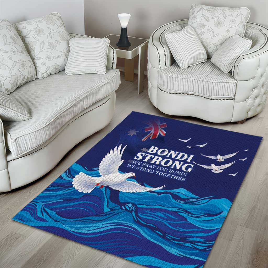 Bondi Beach Pray For Australia Area Rug - Aussie Hoodie