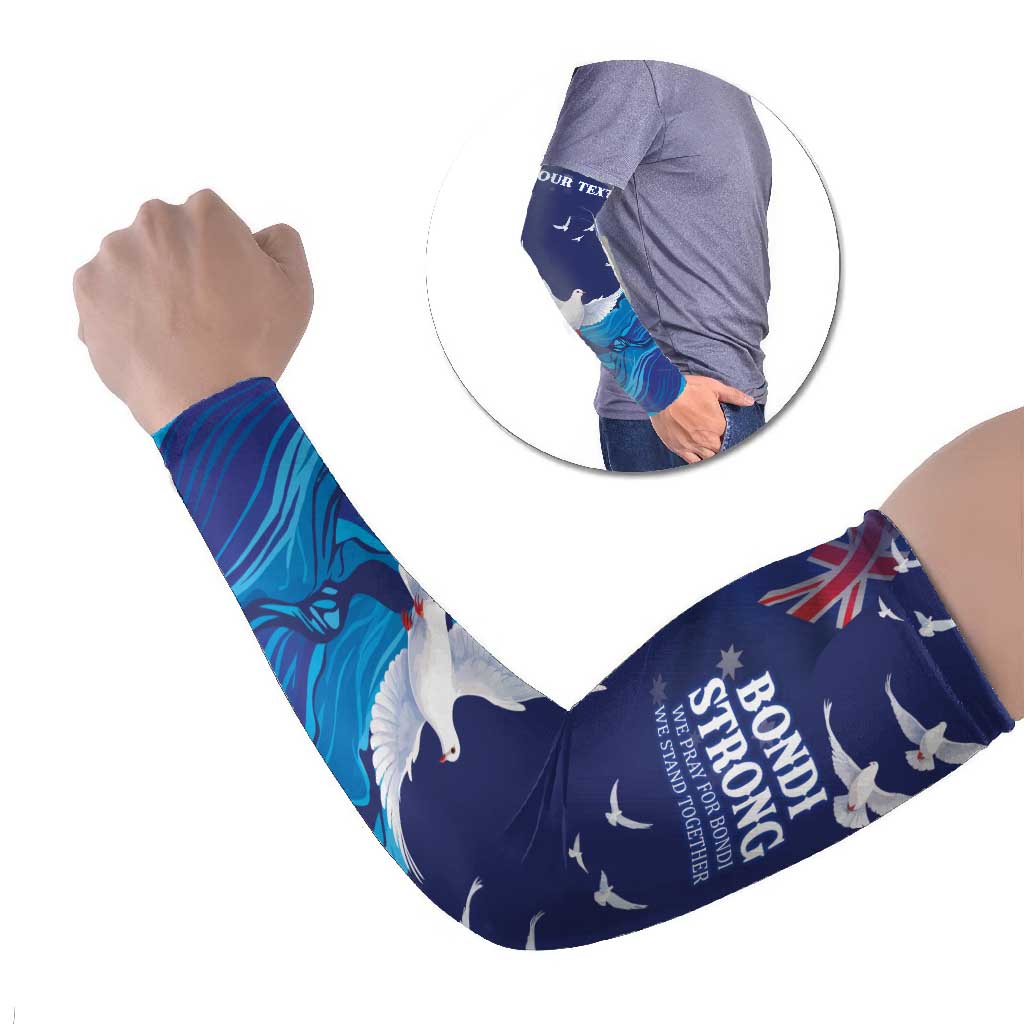Bondi Beach Pray For Australia Personalised Arm Sleeves - Aussie Hoodie