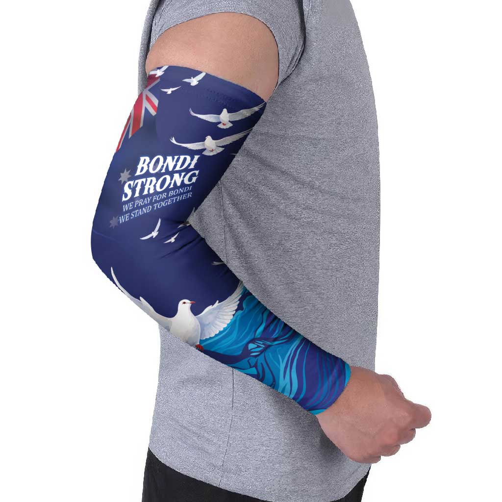 Bondi Beach Pray For Australia Personalised Arm Sleeves - Aussie Hoodie