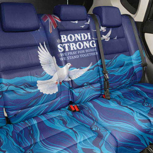 Bondi Beach Pray For Australia Back Car Seat Cover - Aussie Hoodie