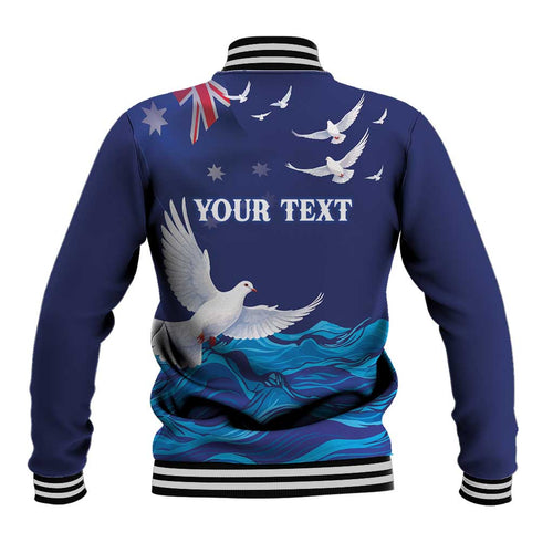 Bondi Beach Pray For Australia Personalised Baseball Jacket - Aussie Hoodie
