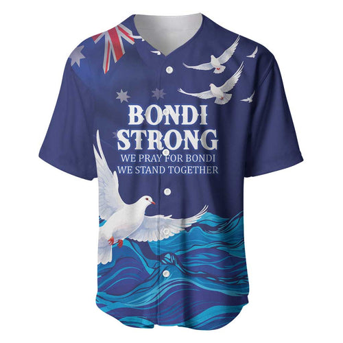 Bondi Beach Pray For Australia Personalised Baseball Jersey - Aussie Hoodie