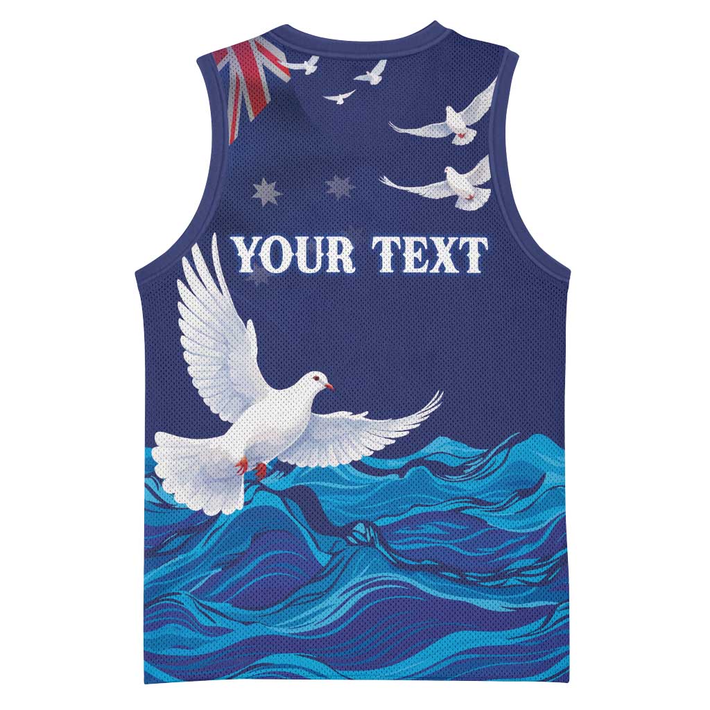 Bondi Beach Pray For Australia Personalised Basketball Jersey - Aussie Hoodie