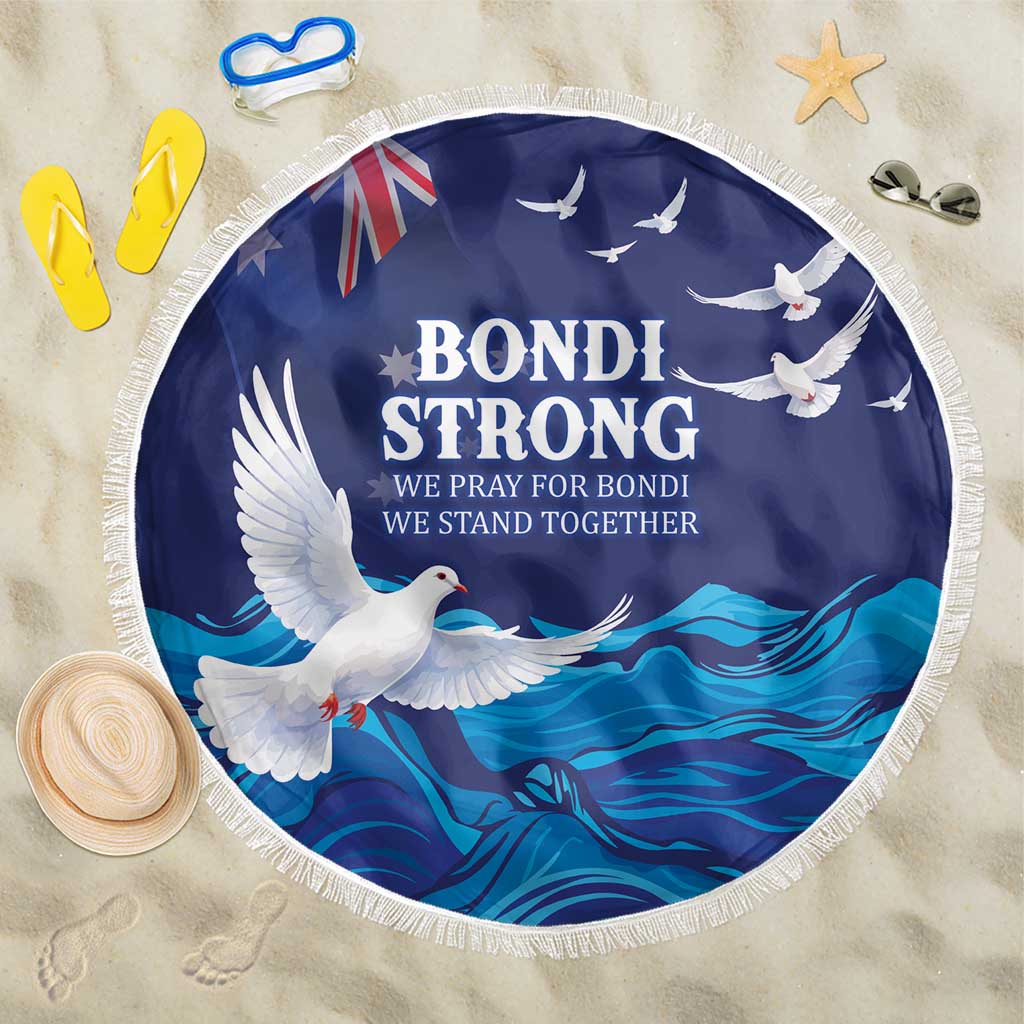 Bondi Beach Pray For Australia Beach Blanket - Aussie Hoodie