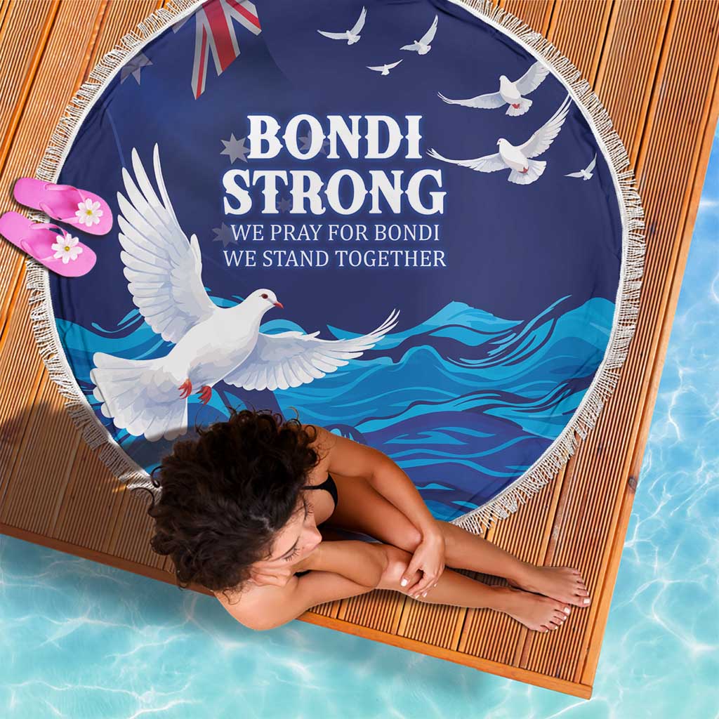 Bondi Beach Pray For Australia Beach Blanket - Aussie Hoodie