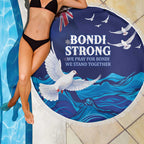 Bondi Beach Pray For Australia Beach Blanket - Aussie Hoodie