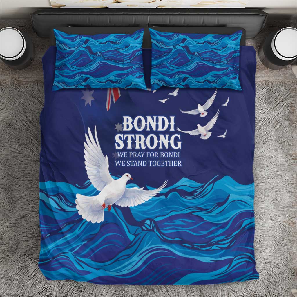 Bondi Beach Pray For Australia Bedding Set - Aussie Hoodie