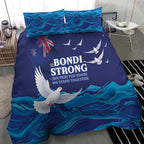Bondi Beach Pray For Australia Bedding Set - Aussie Hoodie